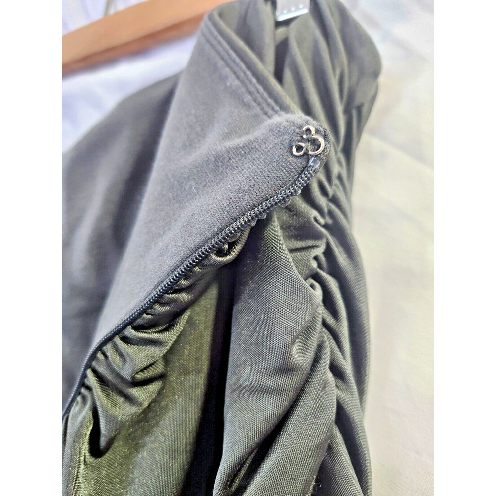 Express Womens Strapless Formal Silver Cocktail Dress Size Large image 7